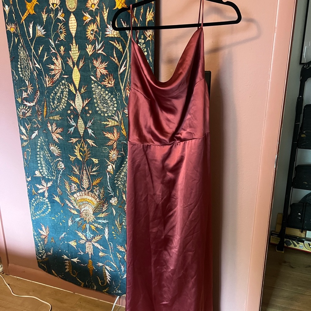 Satin Slip Bridesmaid Dress